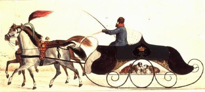 Trineo Tirado por Caballos de School Russian