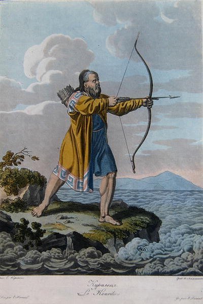 Habitante de las Islas Kuriles, c.1800 de School Russian