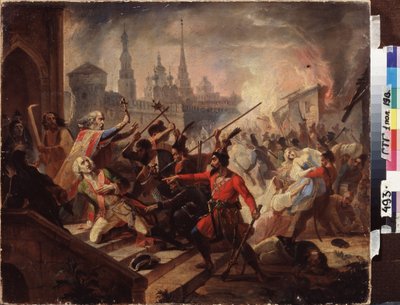 La batalla de Emelian Pugachev ( o Pugachov de School Russian