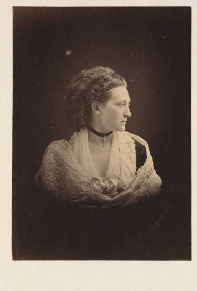 Marie Maximilianovna de Leuchtenberg - Princesa Maria Maximilianovna de Leuchtenberg (1841-1914), Anónimo . litografía de School Russian