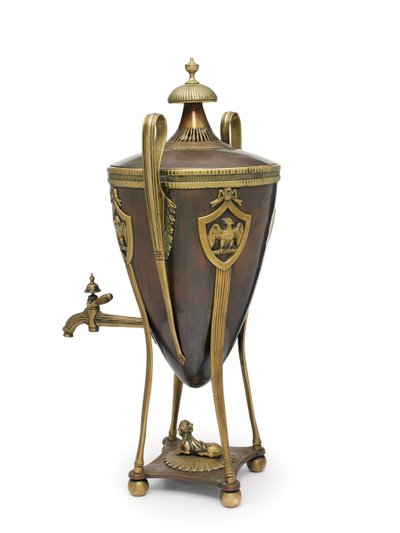 Samovar de Napoleón, c.1815 de School Russian