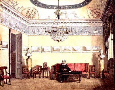 Sala de estar neoclásica de School Russian