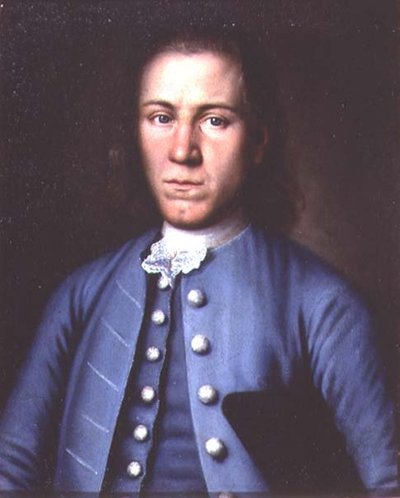 Retrato de un joven en azul de School Russian