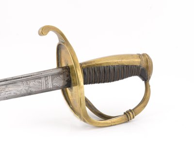 Espada de oficial de húsares rusos, Subayudante General John Alexander Ewart de School Russian