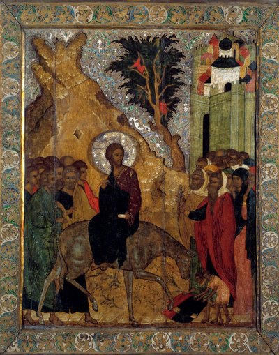 La Entrada de Cristo en Jerusalén de School Russian