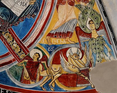 Símbolo evangélico de San Lucas, copia del original del siglo XII de School Spanish