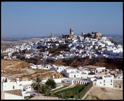 Vista panorámica de la ciudad de Arcos de la Frontera, Andalucía, España de School Spanish