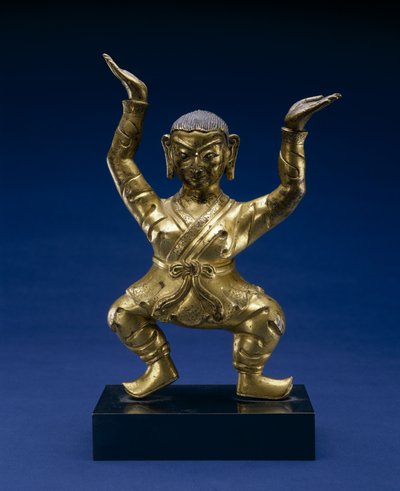 Figura de pie de Mahasiddha de School Tibetan