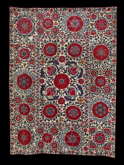 Shakhrisyabz Suzani, c. 1800 de School Uzbek