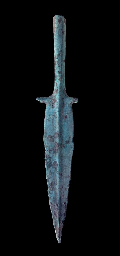 Civilización Dongson: daga de bronce. 300 a.C.-200 d.C. De Vietnam. París, Museo Guimet, Museo Nacional de Artes Asiáticas de School Vietnamese