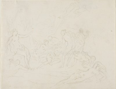 Diana y Calisto de School of Nicolas Poussin
