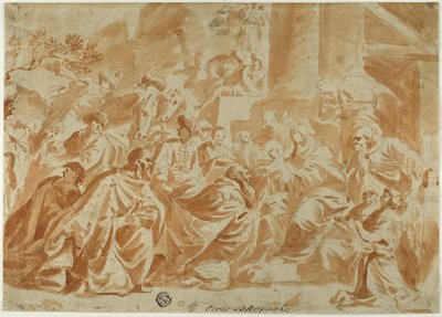 La adoración de los magos de School of Peter Paul Rubens