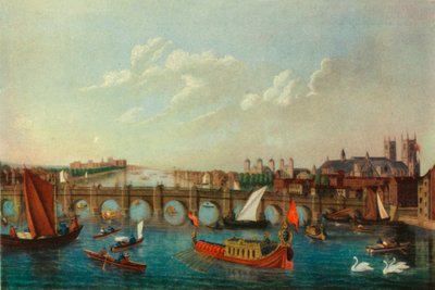 La barcaza real en el río Támesis, Londres de School of Samuel Scott