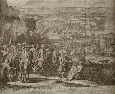 Sitio de la Fortaleza Turca Azov por las Fuerzas Rusas en 1696 de Schoonebeek