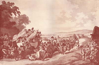 Una escena extraordinaria en el camino de Londres a Portsmouth, 1909 de Schultz