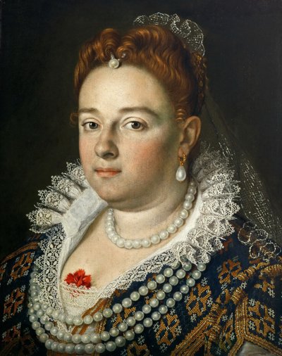 Retrato de Bianca Cappello 1548-1587, Gran Duquesa de Toscana de Scipione Pulzone