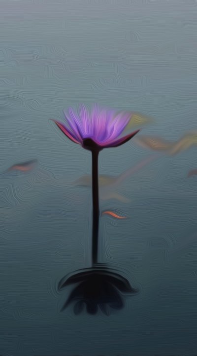 Lirio púrpura de Scott J. Davis