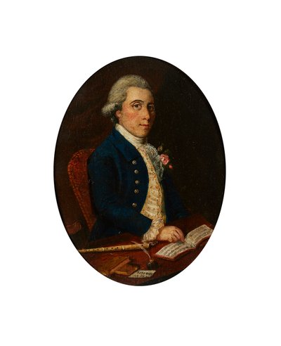 Alex Rose de Nairn, Con su Flauta y Libro de Música de Scottish School
