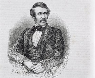 David Livingstone (1813-1873) grabado por S. Pannemaker de Scottish School