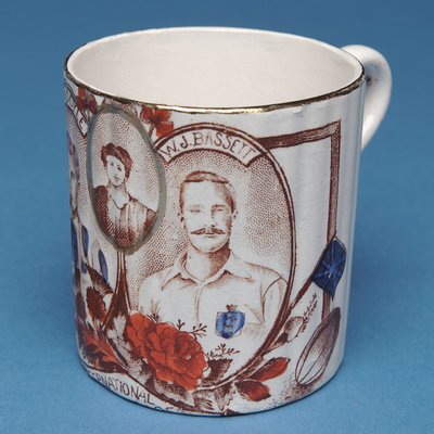 Taza de recuerdo de Inglaterra vs. Escocia de Scottish School