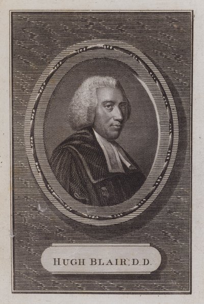 Hugh Blair, clérigo escocés (grabado) de Scottish School