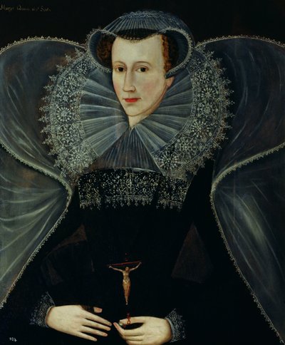 Retrato de María Reina de Escocia (1542-87) de Scottish School