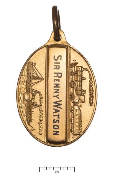 Escocia, Glasgow y Ferrocarril del Suroeste, pase de directores, c.1850 (oro y esmalte) de Scottish School