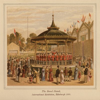 The Band Stand, Exposición Internacional, Edimburgo de Scottish School