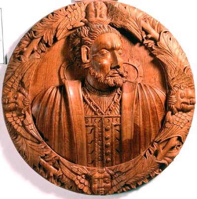 Rondel, del techo de la Cámara de Presencia del Rey de Scottish School