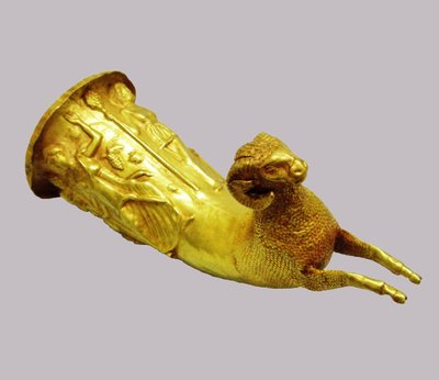 Rhyton Cuerno para beber, siglo V-IV a.C. de Scythian