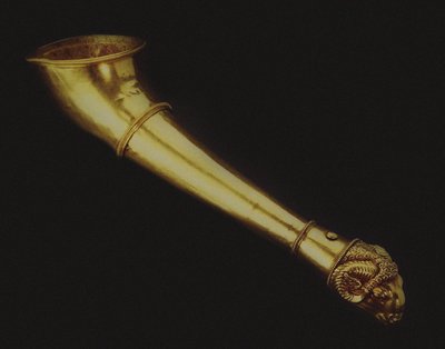 Rhyton Cuerno para Beber Terminando en una Cabeza de Carnero, Mediados del siglo V a.C. de Scythian Art.