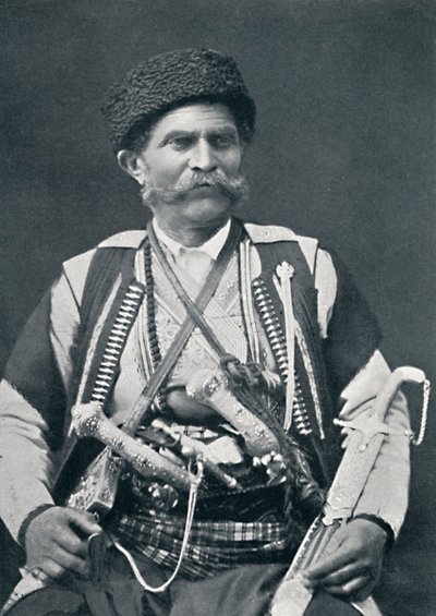 Un montenegrino, 1912 de Sebah