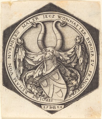 Escudo de armas de H.S. Beham de Sebald Beham
