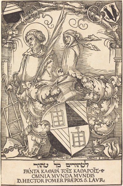 Escudo de armas de Héctor Pomer de Sebald Beham