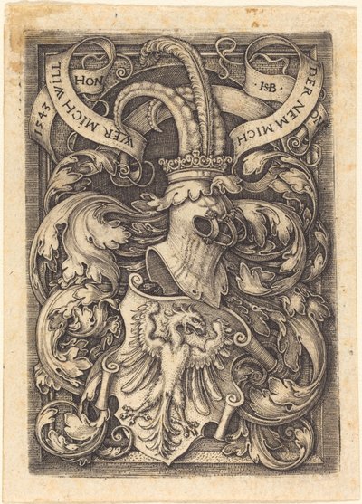 Escudo de Armas con un Águila de Sebald Beham