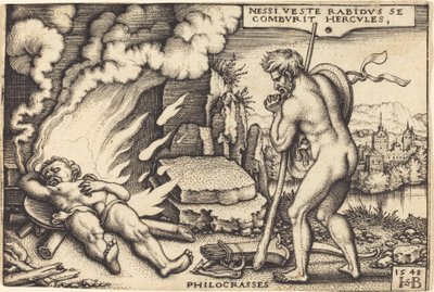 La Muerte de Hércules de Sebald Beham