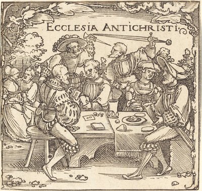 Ecclesia Antichristi de Sebald Beham