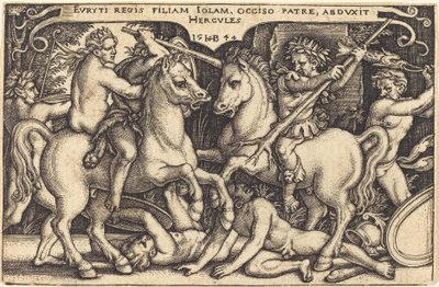 Hércules e Iole de Sebald Beham