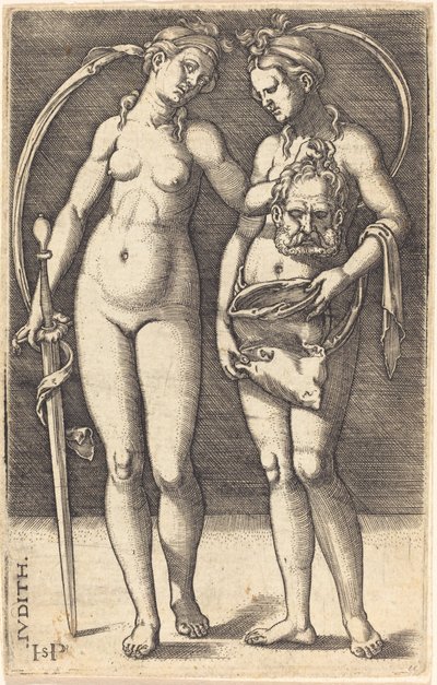 Judith y su Sirviente de Pie de Sebald Beham