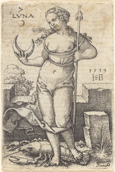 Luna de Sebald Beham