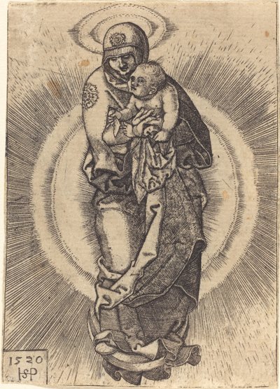 Madonna en la Media Luna de Sebald Beham