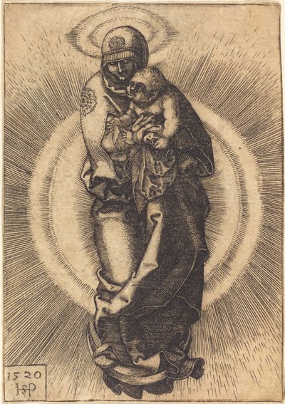 Madonna en la media luna de Sebald Beham