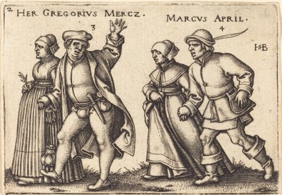 Marzo y abril de Sebald Beham