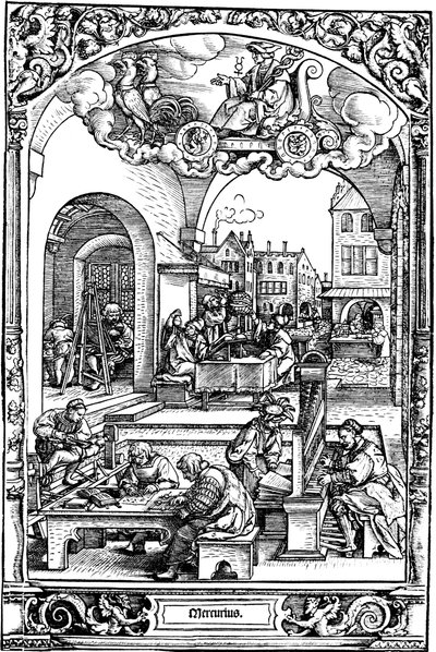 Mercurio, 1531 de Sebald Beham