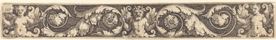 Ornamento con Una Figura Masculina y Dos Femeninas de Sebald Beham