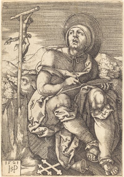 San Antonio el Ermitaño de Sebald Beham