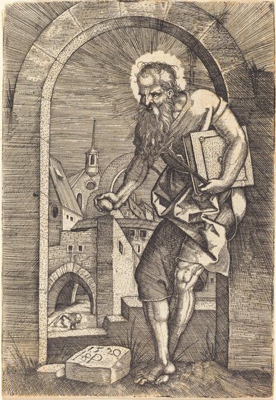 San Jerónimo en el arco de Sebald Beham