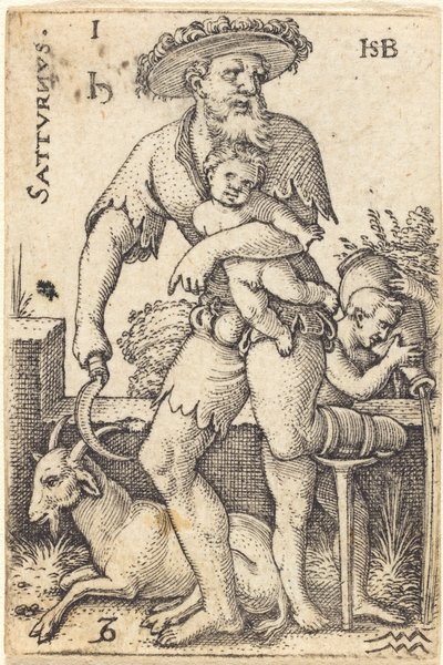 Saturno de Sebald Beham