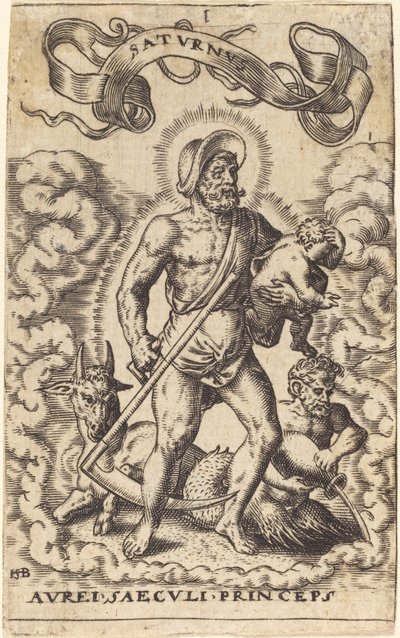 Saturno de Sebald Beham