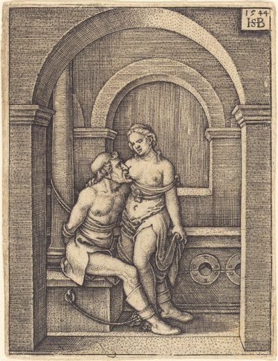 Simón y su Hija (Cimón y Pero) de Sebald Beham
